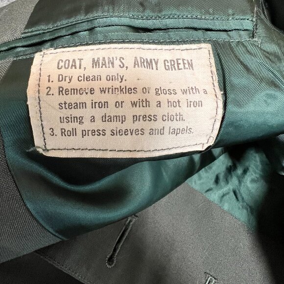 Vintage US Army Vietnam Uniform Jacket Coat Men Size 38L - Picture 7 of 8